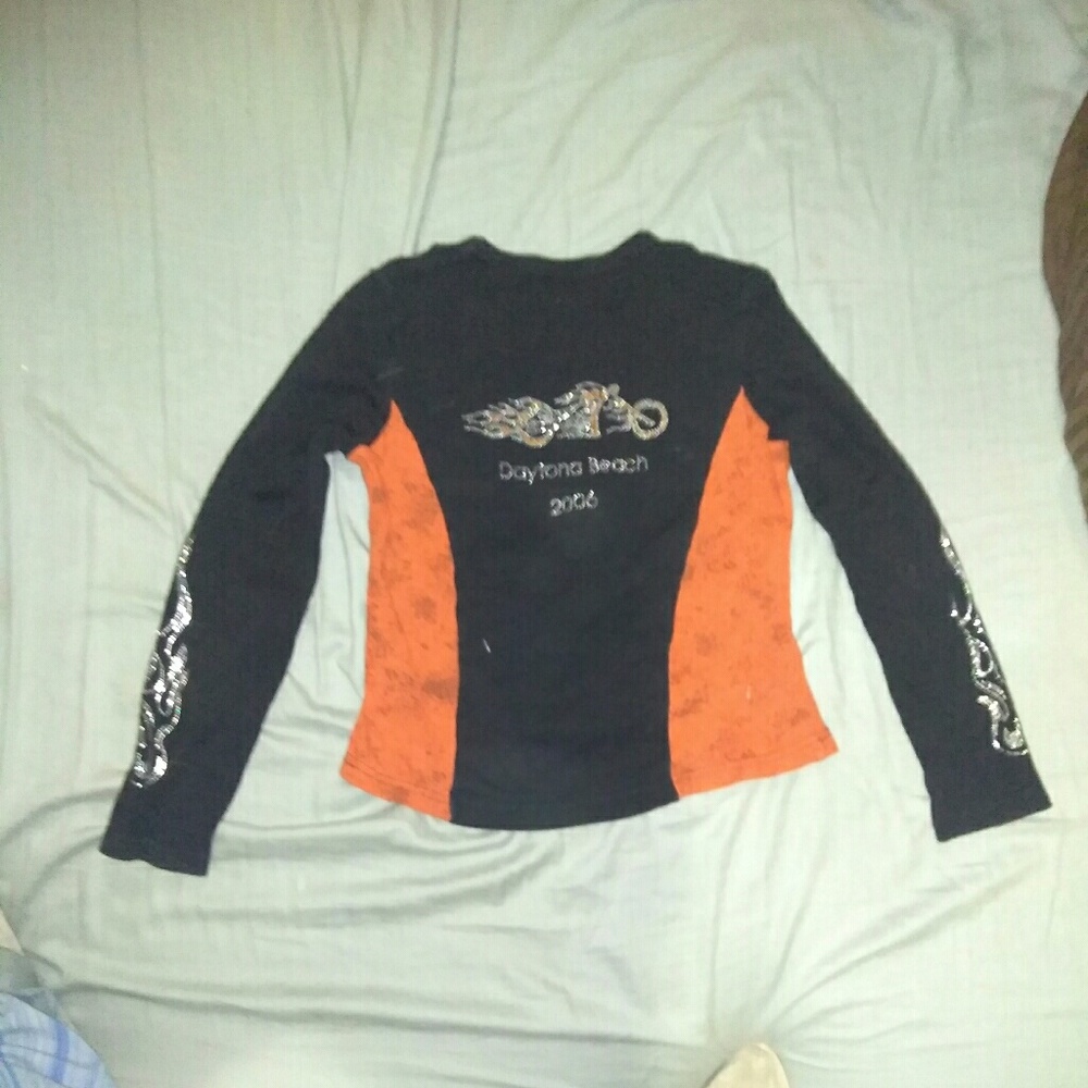 Biker Design brand size Large long sleeve shirt